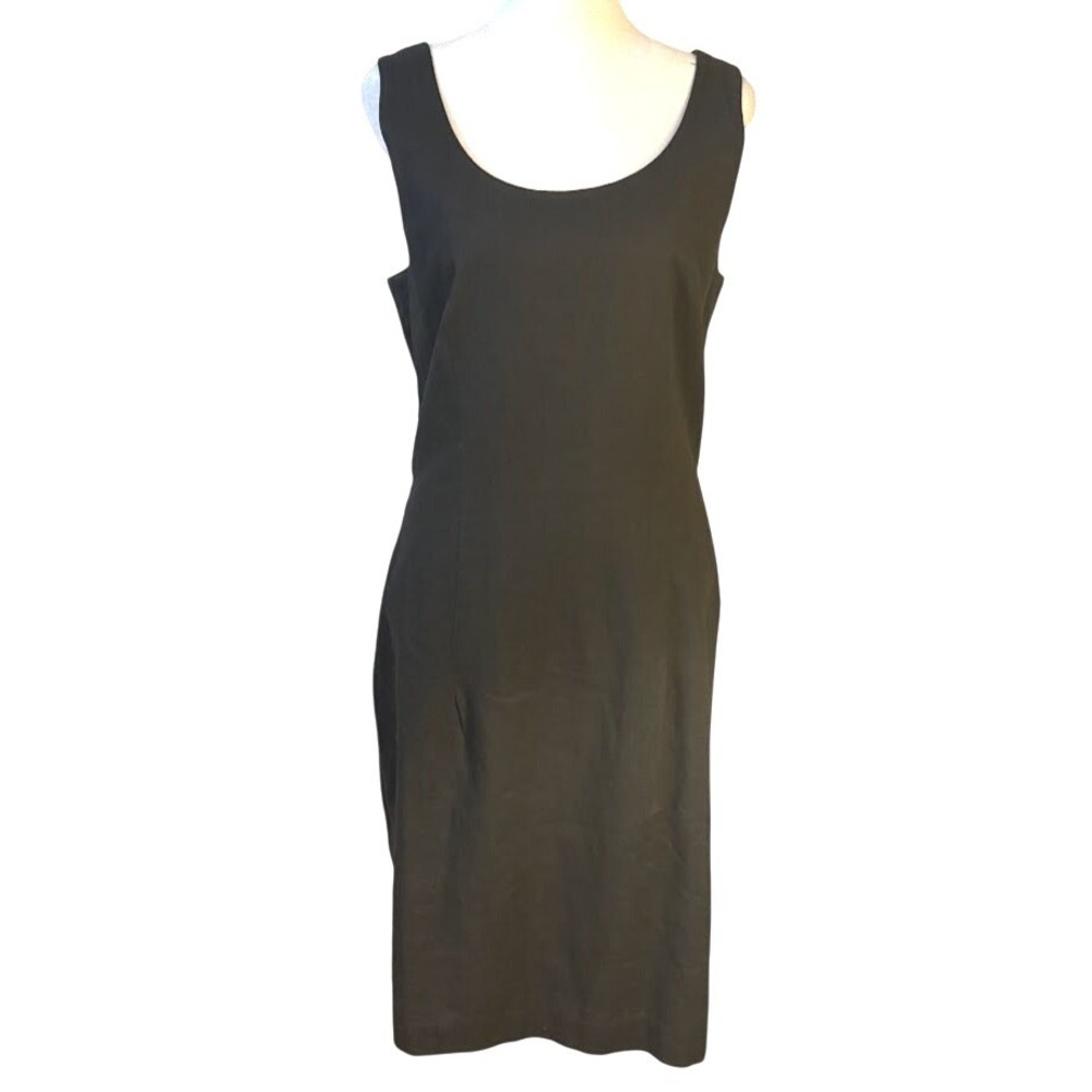 Carol‎ Horn Workshop Linen Cotton Cross Back Dress - Size 10